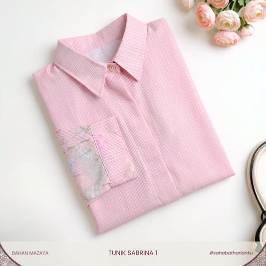 Irnanda Tunik Sabrina Clean Elegant A-Line All size