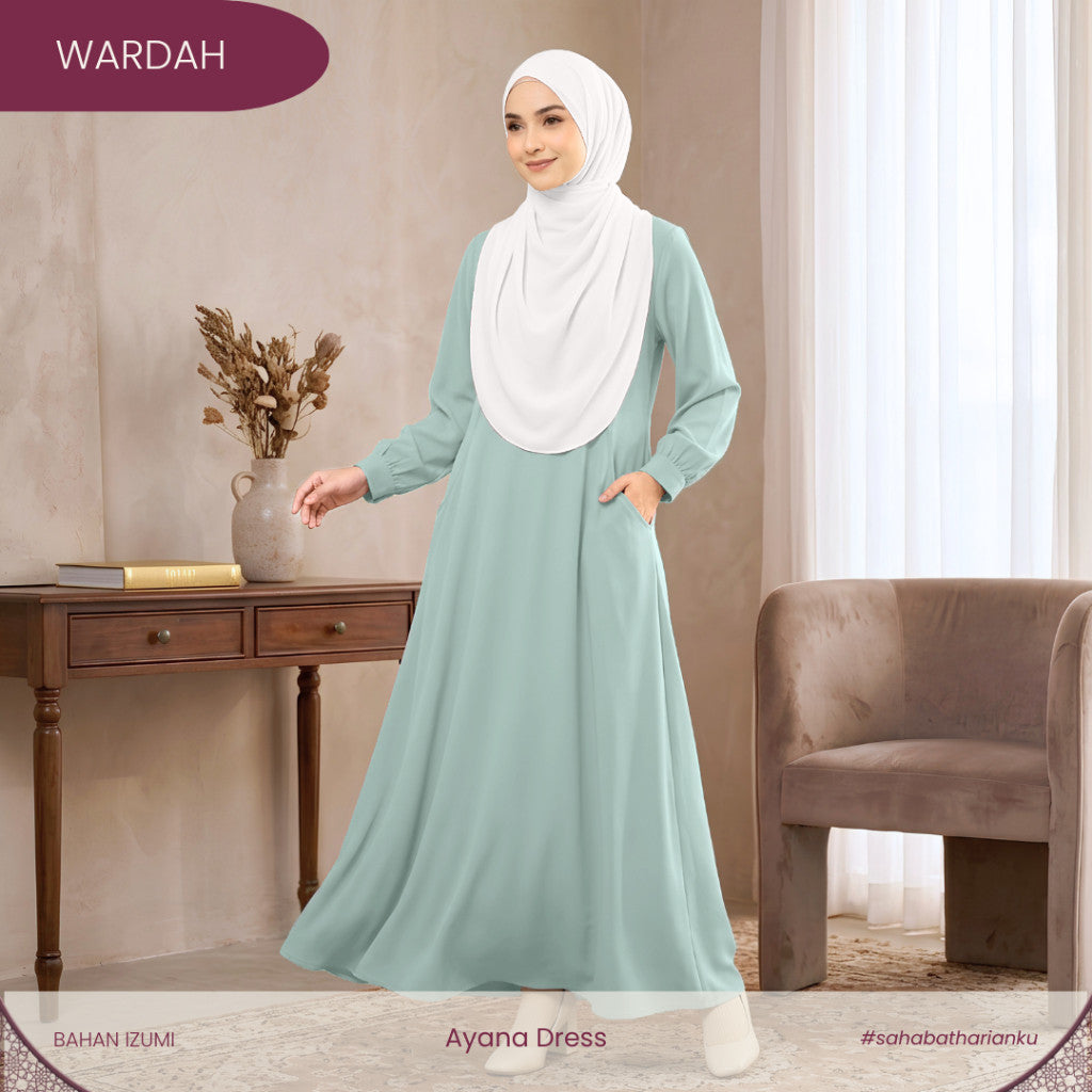 Irnanda - Ayana Gamis Wanita Polos Izumi Gamis Umroh Haji