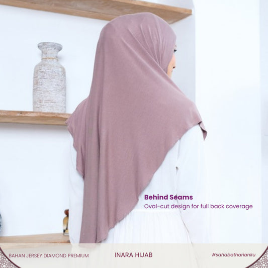 Irnanda Hijab - Jilbab Instan Terbaru Kekinian INARA Series Bahan Jersey Diamond