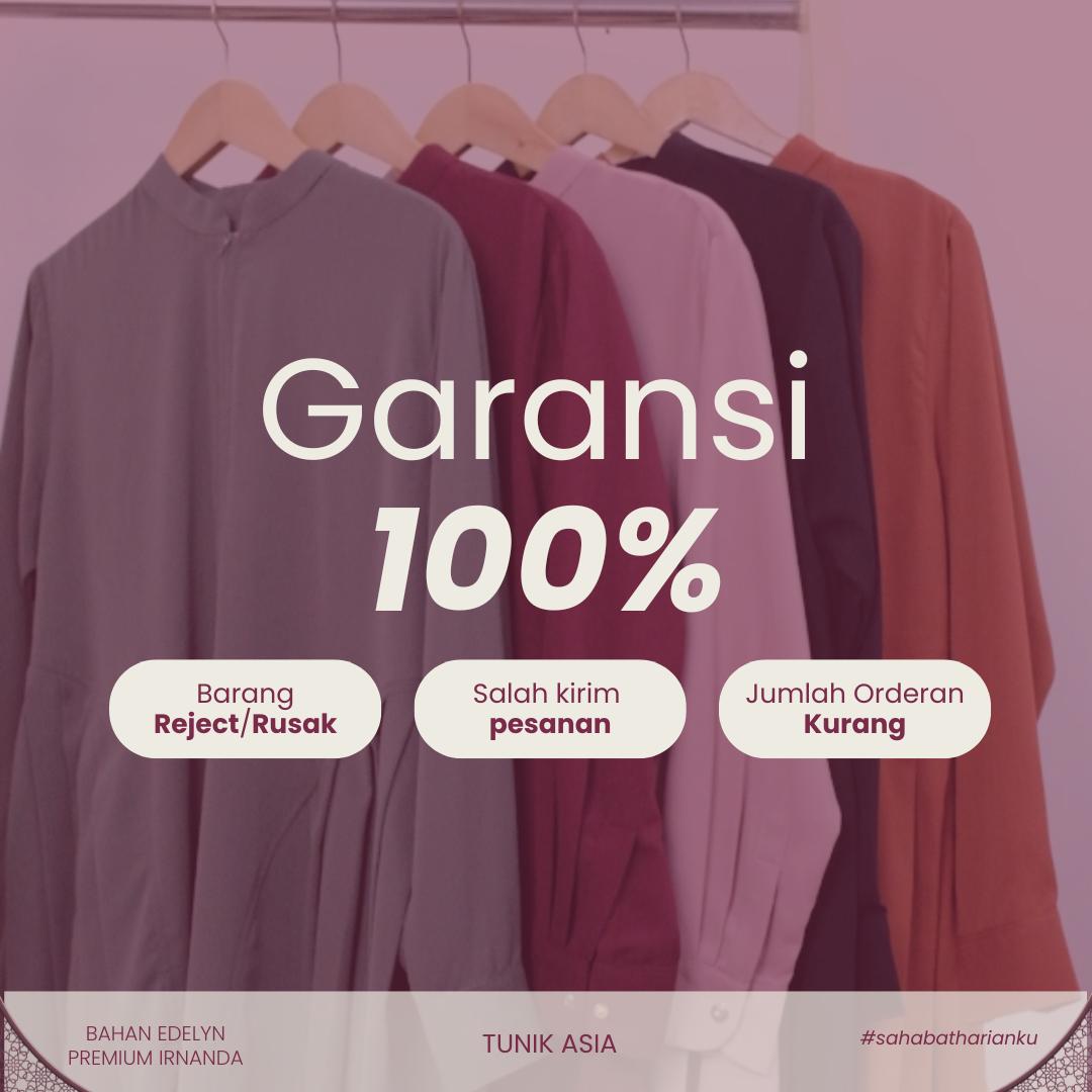 Irnanda Tunik Asia Muslimah Long Top Premium