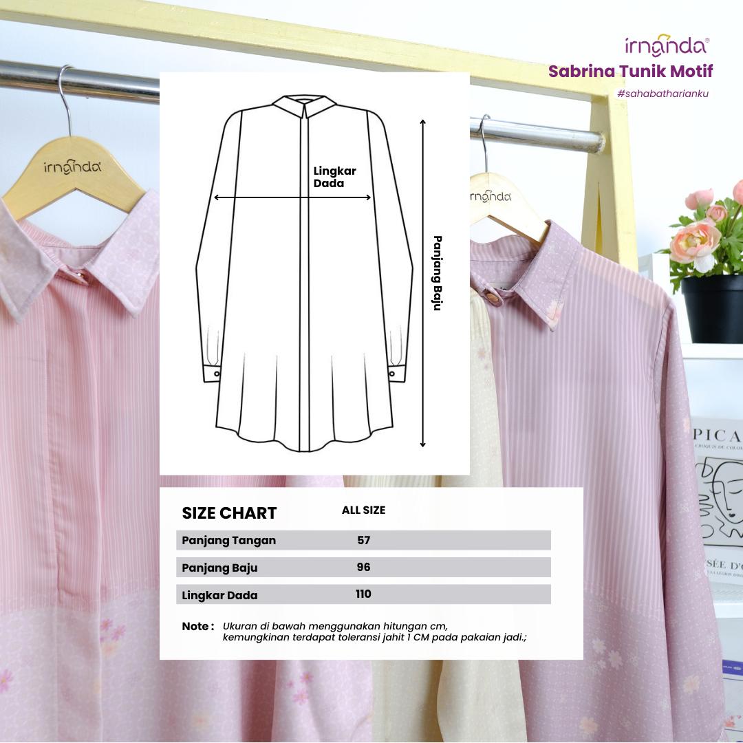 Irnanda Tunik Sabrina Clean Elegant A-Line All size