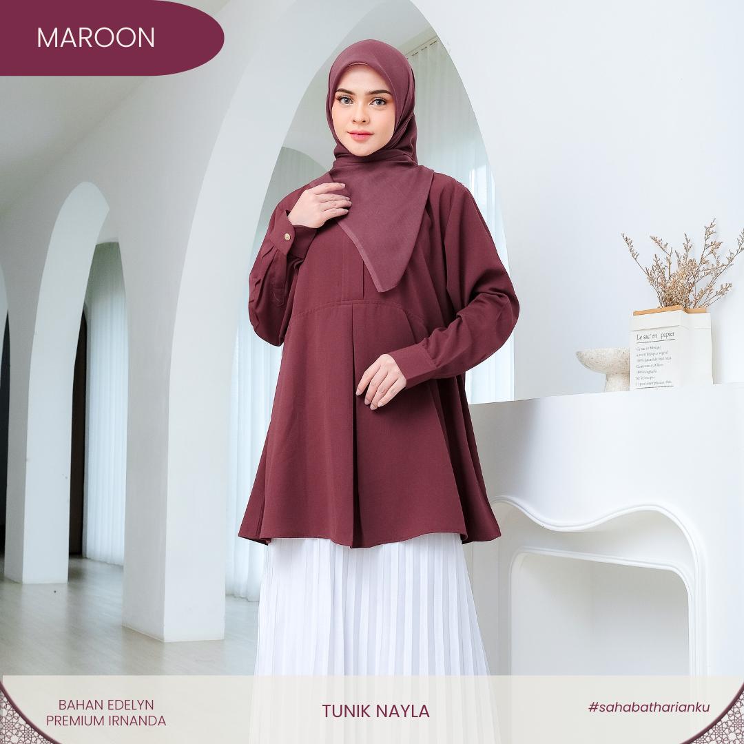 Irnanda Tunik Nayla Premium Clean Look, Adem, dan Anti Kusut
