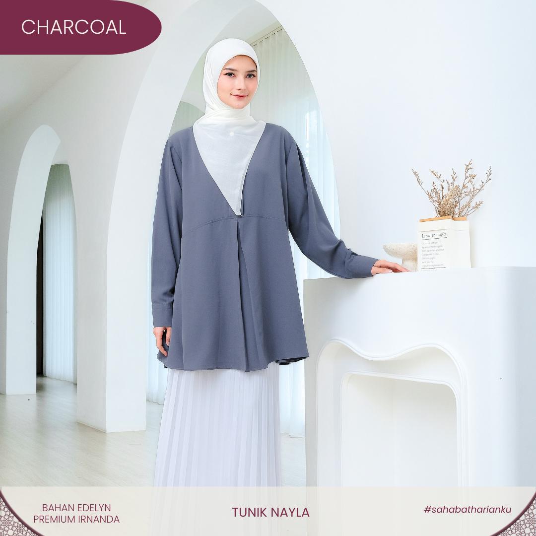 Irnanda Tunik Nayla Premium Clean Look, Adem, dan Anti Kusut
