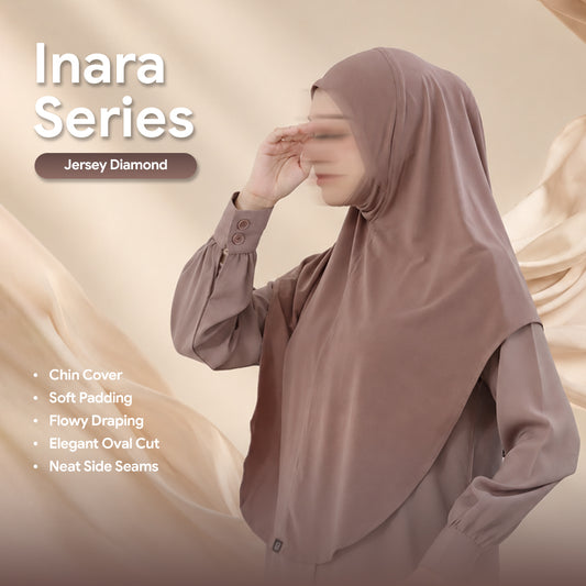 Irnanda Hijab - Jilbab Instan Terbaru Kekinian INARA Series Bahan Jersey Diamond