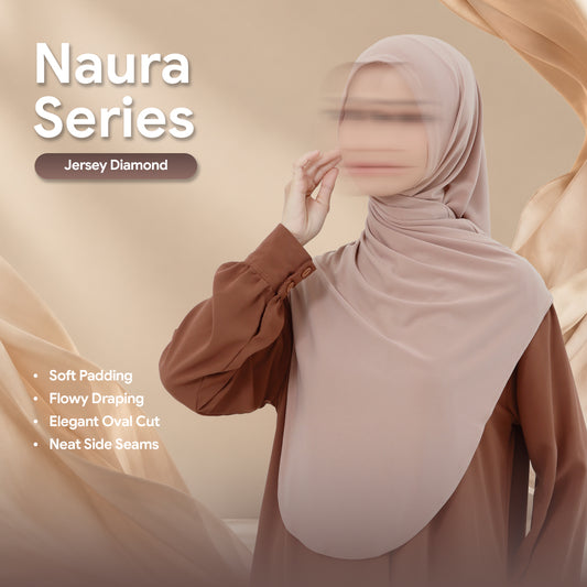 Irnanda Hijab - Naura Bergo Instant Malay Jersey Premium Anti tembem