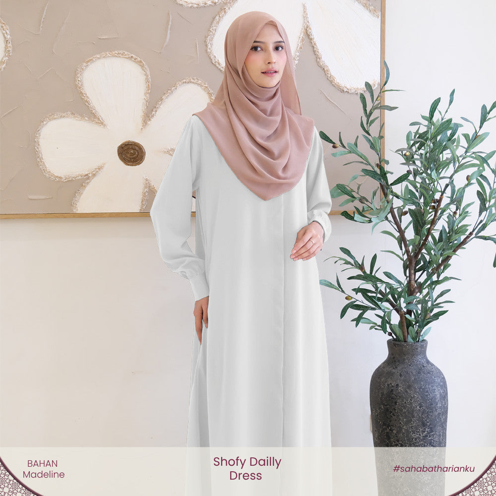 Irnanda - Shofy Dress Gamis Wanita Madeline Premium Flowy