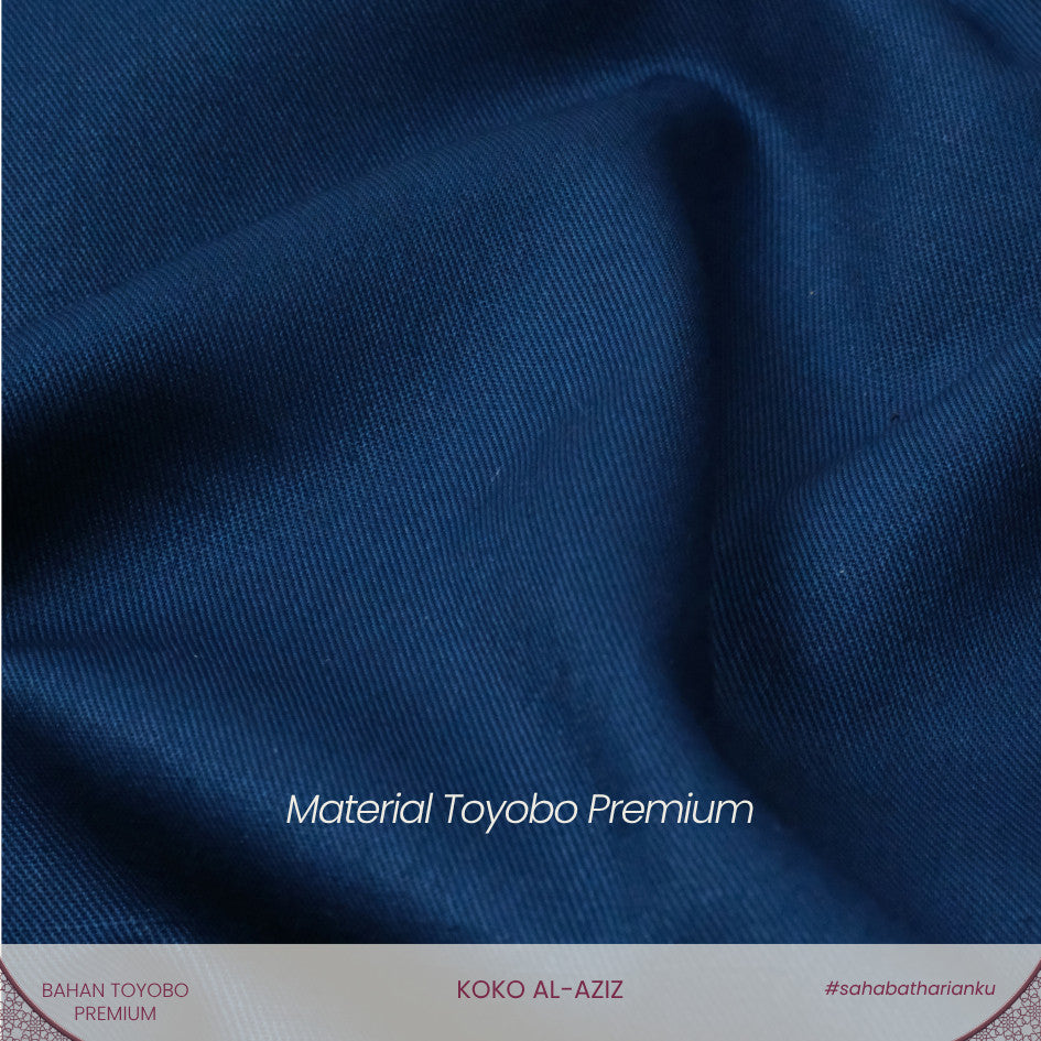 Irnanda Koko Pria Al-Aziz Bahan Toyobo Premium Lengan Panjang Kerah Tinggi