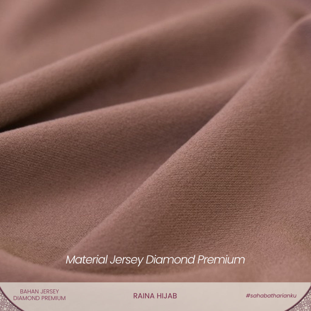 Irnanda Raina Jilbab Instant Segitiga Oval Anti Tembem Jersey Diamond Premium