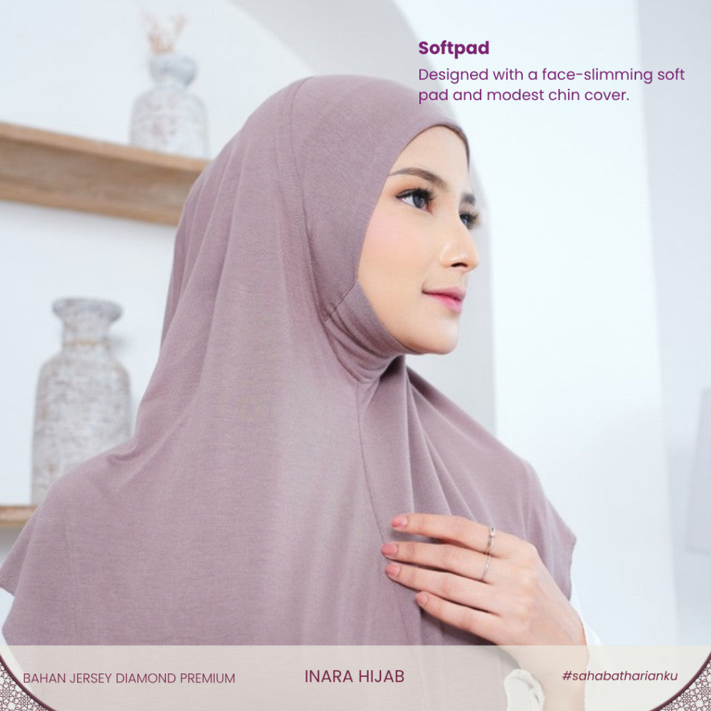 Irnanda Hijab - Jilbab Instan Terbaru Kekinian INARA Series Bahan Jersey Diamond