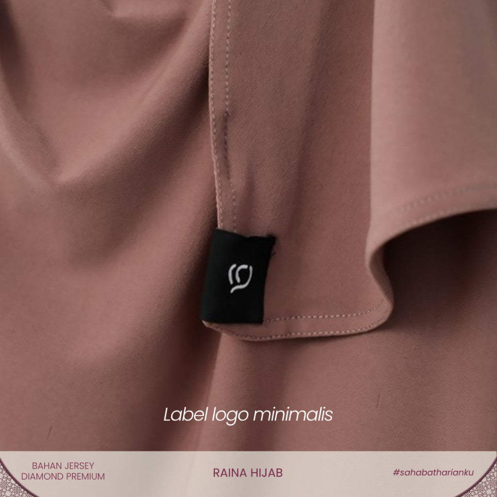 Irnanda Raina Jilbab Instant Segitiga Oval Anti Tembem Jersey Diamond Premium