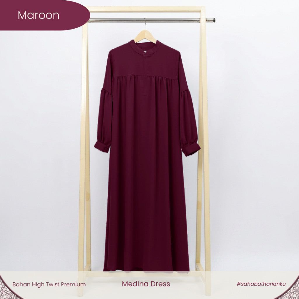 Irnanda Medina Dress Premium Simple Busui Friendly