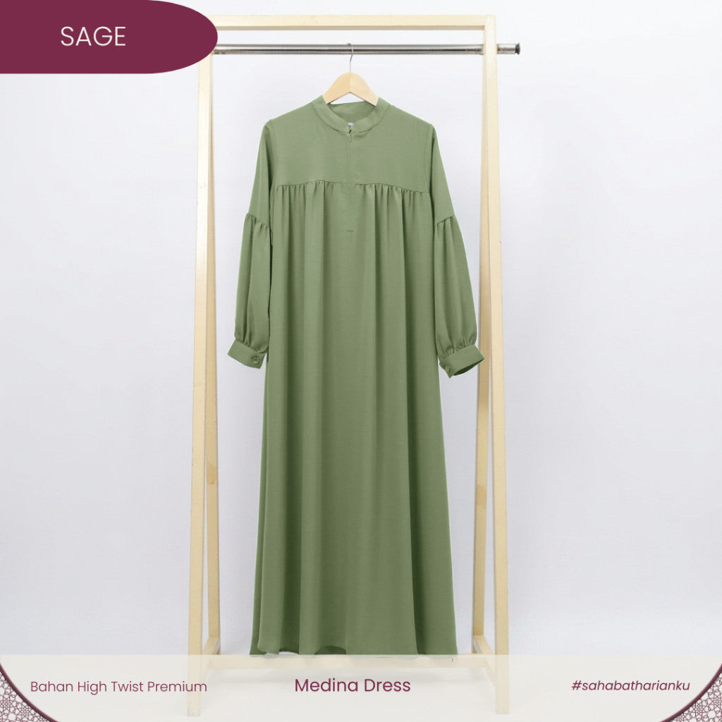 Irnanda Medina Dress Premium Simple Busui Friendly