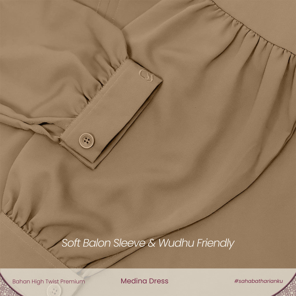 Irnanda Medina Dress Premium Simple Busui Friendly