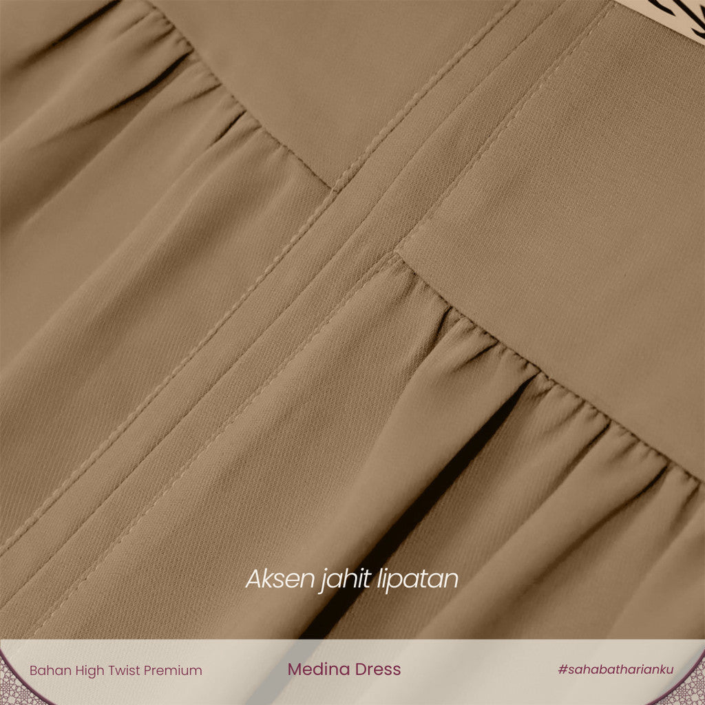 Irnanda Medina Dress Premium Simple Busui Friendly