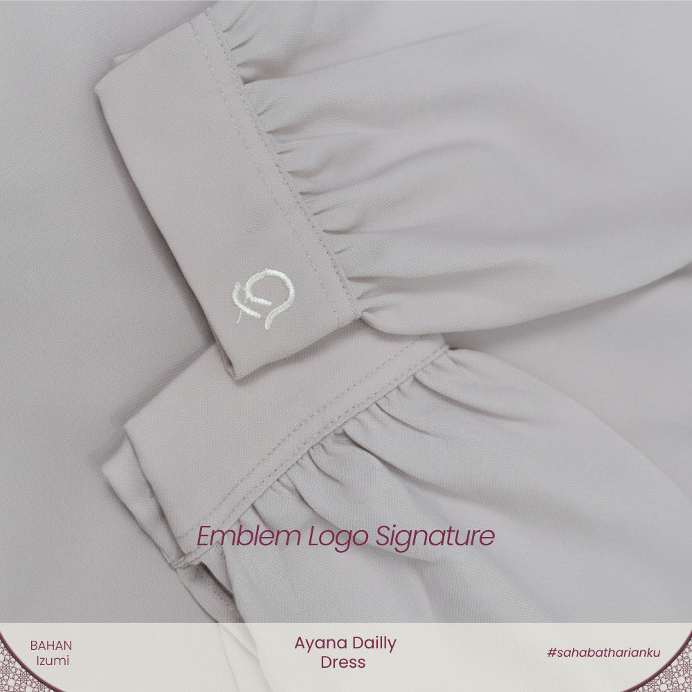 Irnanda - Ayana Gamis Wanita Polos Izumi Gamis Umroh Haji