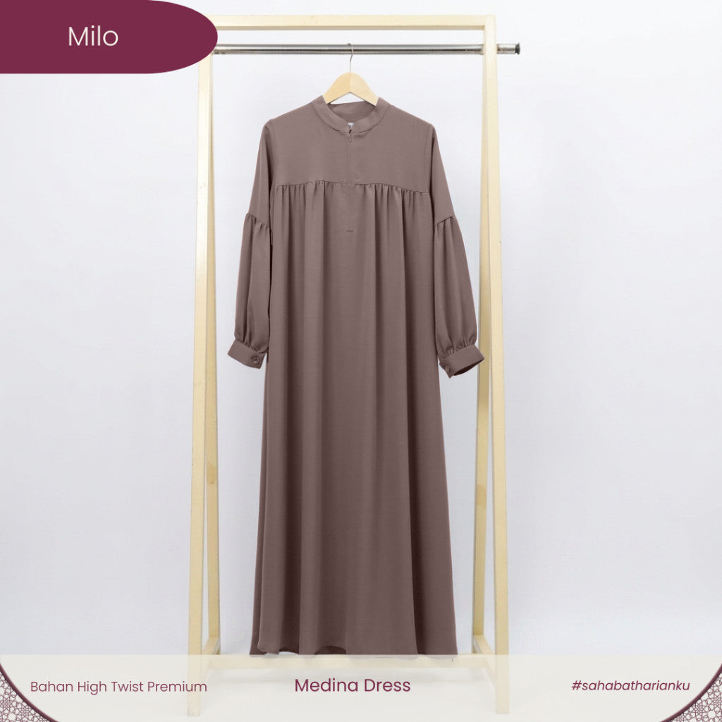 Irnanda Medina Dress Premium Simple Busui Friendly